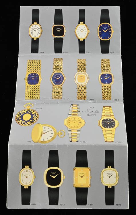 patek philippe watch catalogue